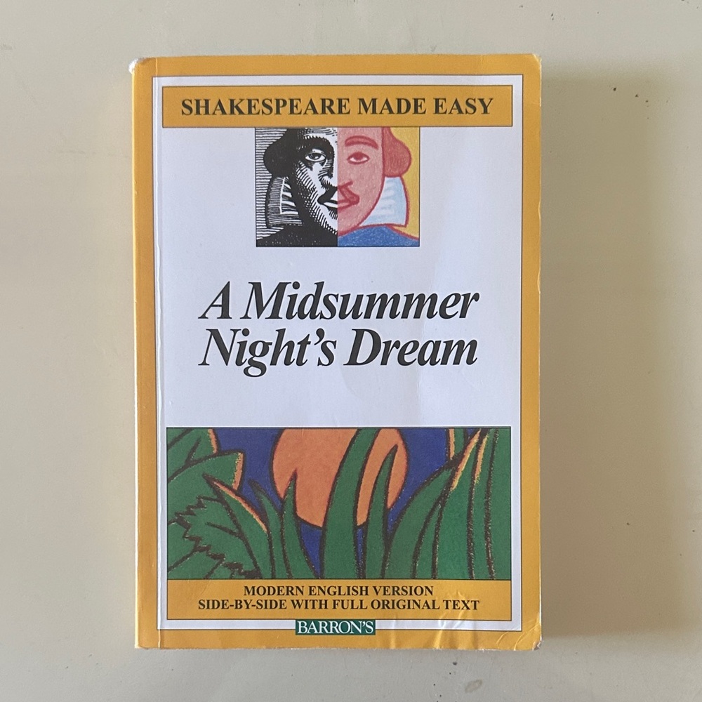 A Midsummer Night's Dream Book
